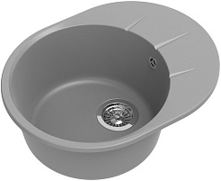 Ewigstein Мойка кухонная Rund 45F серый металлик – фотография-1